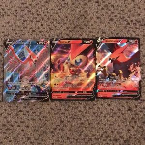 Talonflame and victini V